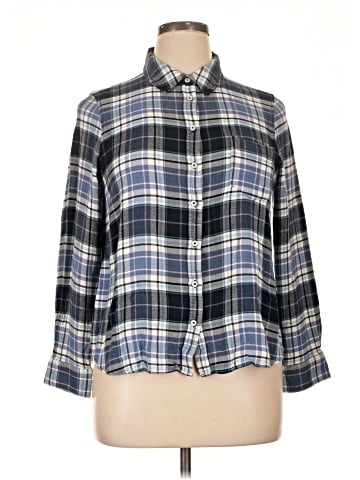 Caslon 3/4 Sleeve Button-Down Shirt (view 1)