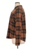New York Laundry Plaid Brown Long Sleeve Blouse Size XL - photo 5
