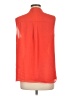 Tommy Hilfiger 100% Polyester Orange Sleeveless Blouse Size L - photo 2
