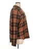 New York Laundry Plaid Brown Long Sleeve Blouse Size XL - photo 4
