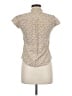 Assorted Brands Floral Ivory Short Sleeve Blouse Size M - photo 2