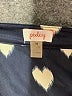 Pixley 100% Polyester Hearts Blue 3/4 Sleeve Blouse Size M - photo 7