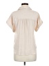 Evereve 100% Polyester Tan Short Sleeve Blouse Size M - photo 2