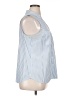 Apt. 9 Stripes Blue Sleeveless Blouse Size XL - photo 4