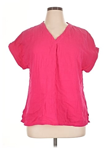Soft Surroundings Short Sleeve Blouse (view 1)