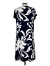 Chico's Graphic Blue Casual Dress Size L - photo 2