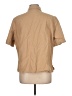 find me now Tan Short Sleeve Button-Down Shirt Size L - photo 2