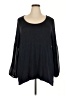 Lane Bryant Black 3/4 Sleeve Top Size 22 - 24 Plus - photo 1