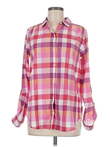 Isabella Sinclair Long Sleeve Button-Down Shirt (view 1)
