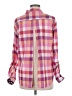 Isabella Sinclair 100% Cotton Checkered-gingham Pink Long Sleeve Button-Down Shirt Size M - photo 2