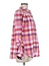 Isabella Sinclair 100% Cotton Checkered-gingham Pink Long Sleeve Button-Down Shirt Size M - photo 4