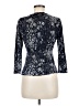 Garnet Hill 100% Merino Paisley Blue Wool Sweater Size M - photo 2