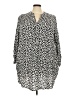 H&M 100% Viscose Polka Dots Silver 3/4 Sleeve Blouse Size XXL - photo 1