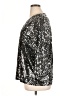 Chico's Metallic Silver 3/4 Sleeve Blouse Size XL (3) - photo 5