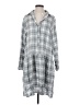 Grayson Plaid Gray Casual Dress Size Sm (2) - photo 1