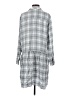 Grayson Plaid Gray Casual Dress Size Sm (2) - photo 2