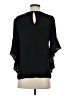 Naked Zebra 100% Polyester Black 3/4 Sleeve Top Size S - photo 2