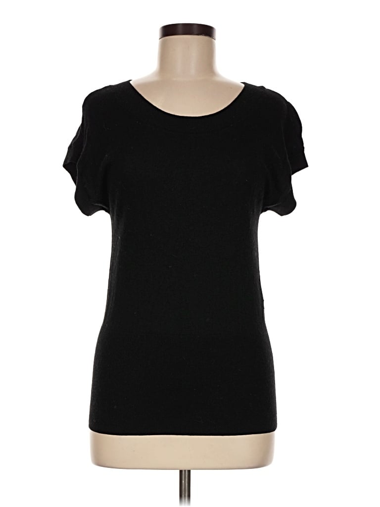 Pre-owned H&m Short Sleeve T-shirt In Black