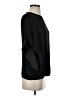 Naked Zebra 100% Polyester Black 3/4 Sleeve Top Size S - photo 4