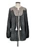 Weekend Suzanne Betro 100% Polyester Tweed Gray Long Sleeve Blouse Size S - photo 1