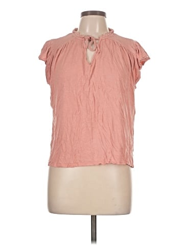 Ann Taylor LOFT Outlet Short Sleeve Blouse (view 1)