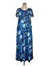 Beyond This Plane Blue Casual Dress Size XL - photo 1