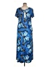 Beyond This Plane Blue Casual Dress Size XL - photo 2