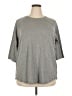Torrid Gray 3/4 Sleeve Top Size 3X Plus (3) - photo 1