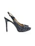 Badgley Mischka Blue Heels Size 9 - photo 1