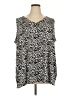 Talbots Black Sleeveless Blouse Size 3X - photo 1