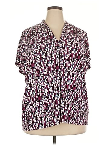 Kasper Short Sleeve Blouse (view 1)