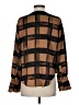 Halogen 100% Polyester Brown Long Sleeve Blouse Size S - photo 2