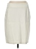 J. McLaughlin Solid Ivory Casual Skirt Size 6 - photo 1