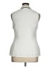 DKNY 100% Polyester Ivory White Sleeveless Blouse Size XL - photo 2