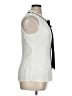 DKNY 100% Polyester Ivory White Sleeveless Blouse Size XL - photo 4