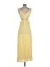 4SI3NNA Stripes Yellow Casual Dress Size S - photo 2