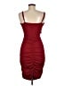 Shein Burgundy Cocktail Dress Size 6 - photo 2
