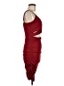 Shein Burgundy Cocktail Dress Size 6 - photo 4
