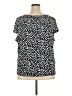Kasper Black Short Sleeve Blouse Size 3X - photo 2