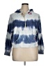 LoveShackFancy 100% Cotton Tie-dye Blue Pullover Sweater Size XL - photo 1
