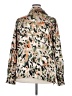 Entro 100% Polyester Print Ivory Long Sleeve Blouse Size 2X - photo 2