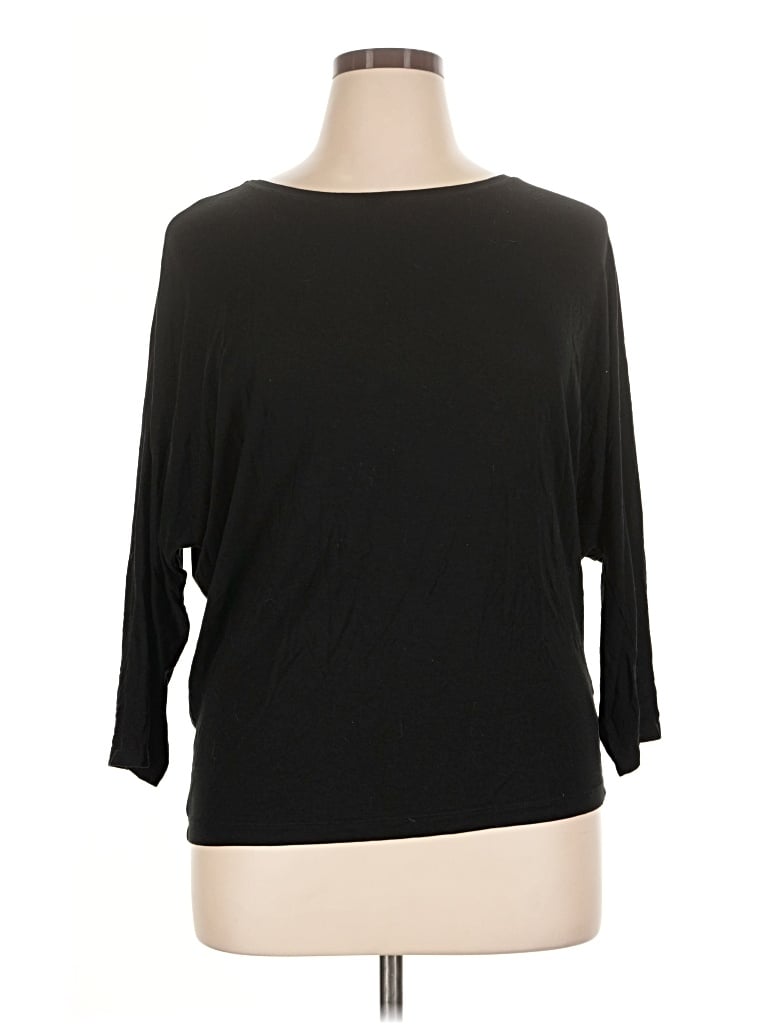 Pre-owned Kenar 3/4 Sleeve T-shirt In Black