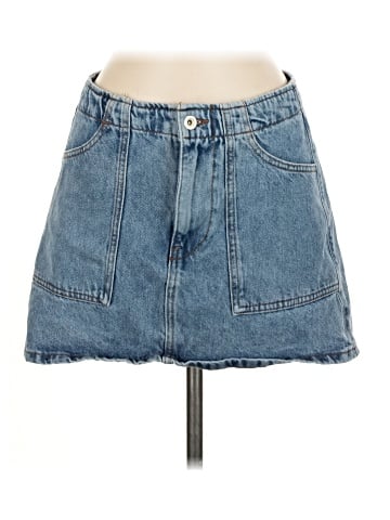 Zara Denim Skirt (view 1)