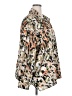 Entro 100% Polyester Print Ivory Long Sleeve Blouse Size 2X - photo 4