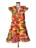 FARM Rio 100% Cotton Tropical Yellow Casual Dress Size L - photo 1