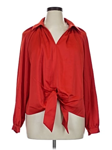 Anne Klein Long Sleeve Blouse (view 1)