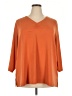 Susan Graver Orange Casual Dress Size 3X - photo 1