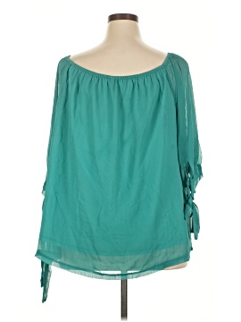 Shein Curve 3/4 Sleeve Blouse (view 2)