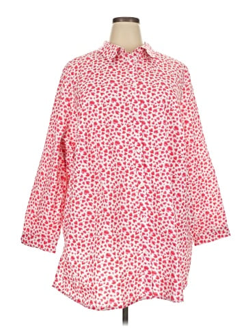 Studio 3/4 Sleeve Button-Down Shirt (view 1)