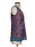 Tolani 100% Silk Blue Sleeveless Silk Top Size XS - photo 4